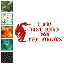 Dragon Virgins, Vinyl Decal Sticker, 40 Patterns  3 Sizes, 6165