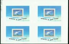 Guinea-Bissau 1979 Concorde SS proof BLOCK OF FOUR-1