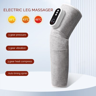 #ad #ad Electric Leg Knee Heat Massager Air Pressure Calf Muscle Relax Kneading Massager $59.42