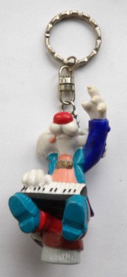 Warner Bros - Sunkisses Hawaii 1995 '' Sylvester Anhänger '' 10 cm Hartgummi