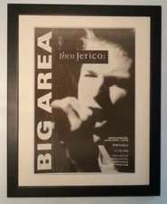 THEN JERICO*Big Area*1990*ORIGINAL*POSTER*AD*QUALITY*FRAMED*FAST WORLD SHIP