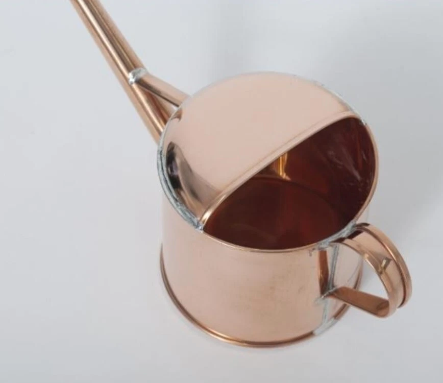 【Nuevo】Bonsai Negishi Sangyo Lata de Riego de Cobre 0.5L Herramienta de Jardín Hecha a Mano Japón Foto 3 de 4