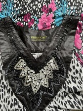Pussycat London Boho Dress L Large Multicoloured Sleeveless Summer Party Casual