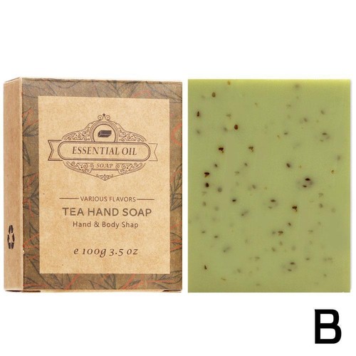 Seaweed Matte ParticleS Soap Lavender Plant Essential Handmadesxd3 Oil xuh H8A7 - Bild 13 von 15