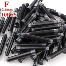 10pcs 2.6mm Caliber Ink Cartridges For Ink Pen Fountain Tool Pens Sac Nice