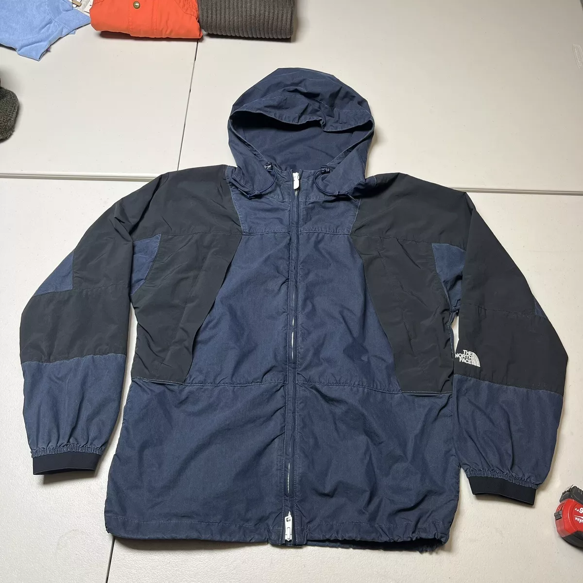 The north face purple label indigo mountain wind parka hotsell