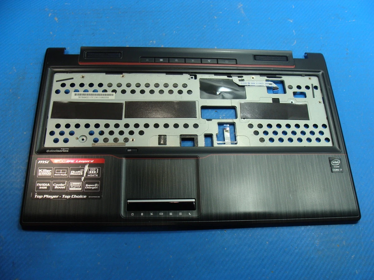 Coque Repose-poignet Touchpad Pour MSI GP60 2QE - Modèle MS 3076GHC211TF - Occasion Fonctionnelle