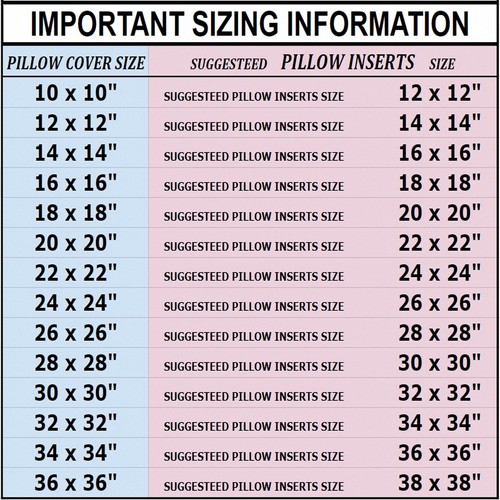 28x28" Pillow Insert Set of 4 Euro Sham Pillow Stuffer Square