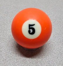 VTG Replacement Billiard Pool Ball 2 1/4" Diameter Standard  5 Solid Orange 