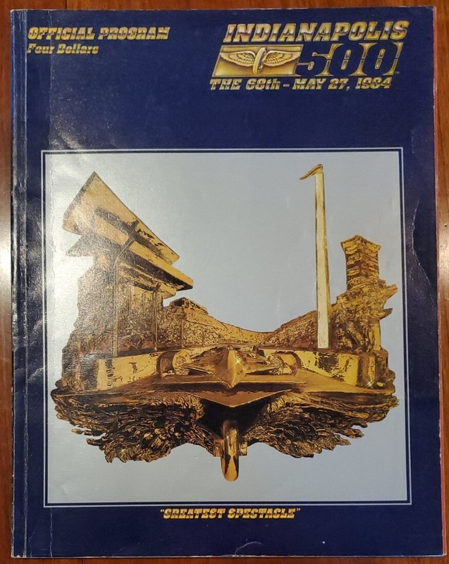 VINTAGE 1984 INDIANAPOLIS 500 OFFICIAL PROGRAM, 68th RUNNING