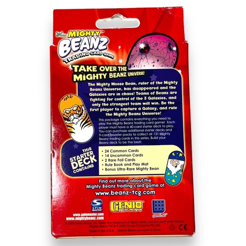 Mighty Beanz Trading Card Game Moon Quest Starter Pack 2004 New Sealed - Picture 2 of 8