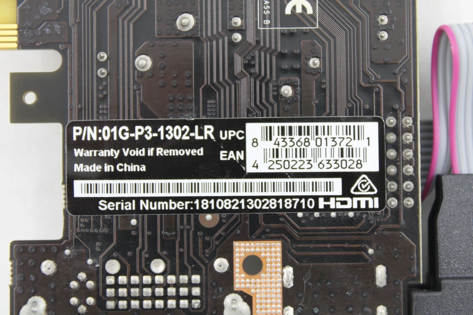 EVGA GeForce 8400 GS 1GB GDDR3 HDMI PCIe Video Graphics Card 01G-P3-1302-LR - Image 4 of 4