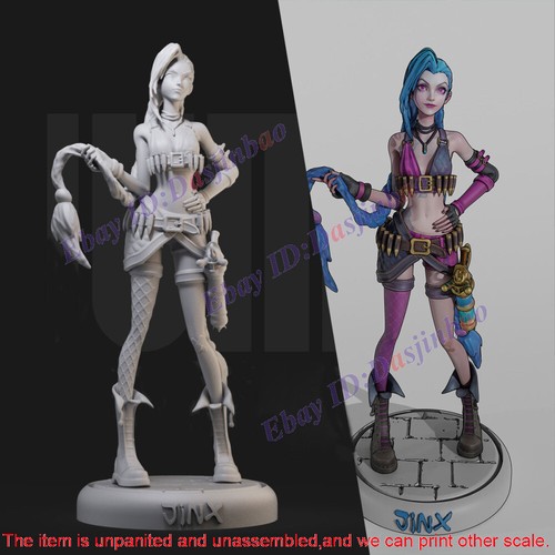 Jinx Stand 3D Print Model Kit 1/12 Unpainted Unassembled GK 15cm - 第 1/4 張圖片