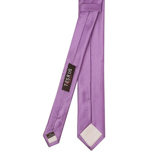 Lilac Silk Twill Skinny Mens Tie Wedding Christening Formal Prom Slim Neck Tie - Picture 3 of 3