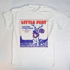 Little Feat Electrif Lycanthrope Album White Unisex T-shirt Size S-5XL