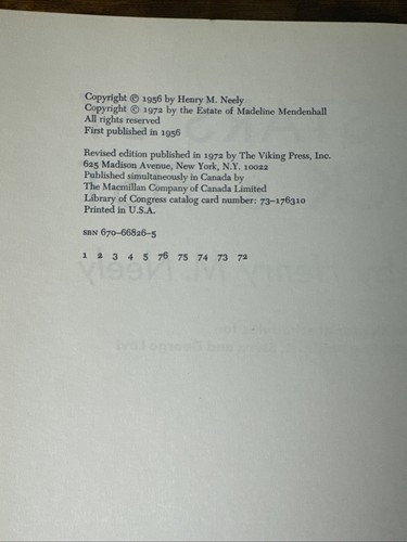 The Stars by Clock and Fist Hardcover Book by Henry Neely 1972 - Picture 7 of 15
