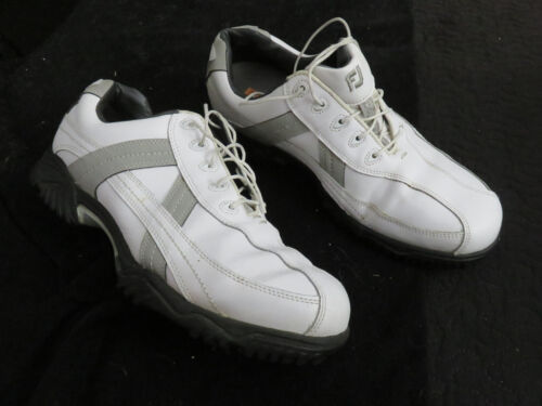 ***EUC White FOOTJOY Contour Series 9.5 Wide HERREN Golfschuhe ___Modell #54127