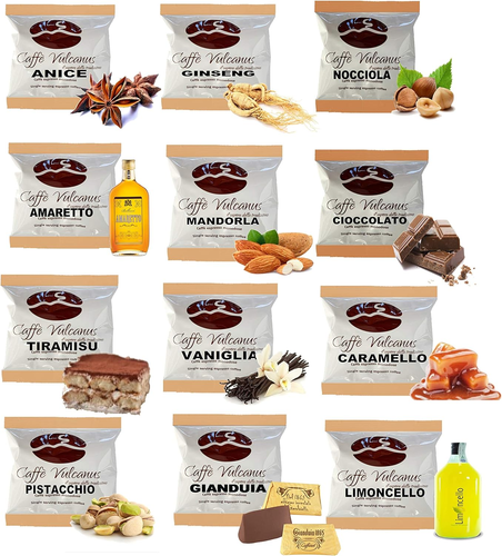- Kit Assaggio 120 Cialde Compostabili ESE44 Di Caffè Aromatizzati - Degustazion - Foto 10 di 12