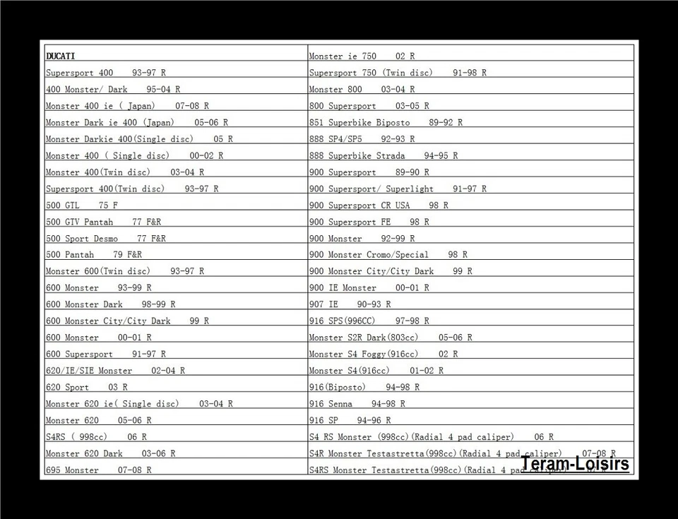 Pastillas de freno traseras nuevas para BIMOTA DB6/R (1078CC) 2008 2009 Foto 3 de 4