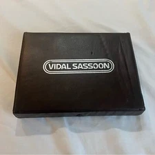 Vintage Vidal Sassoon Curling Iron With Attachments Tested Works EUC