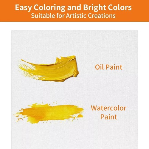 Canvases for Painting - 8x10 12 Pack Art Paint Canvas Panels Set Boards - Picture 6 of 8