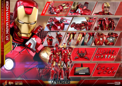 Hot Toys MMS 500 D27 The Avengers Iron Man Mark 7 VII Diecast Tony