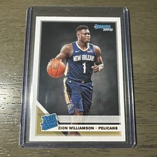 Zion Williamson Rated Rookie Donruss Panini 2019-20 New Orleans Pelicans #201
