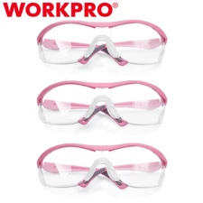 WORKPRO Safety Glasses 3pack Z87.1 Anti Fog UV Protection Safety Goggles Glasses