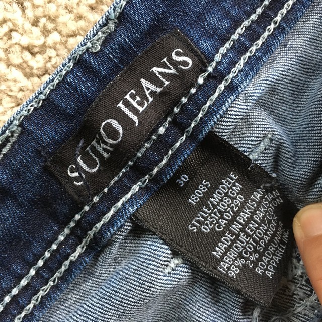 Men's SUKO Jeans by Roadrunner DARK Denim Apparel 30x31 Teen HARD TO