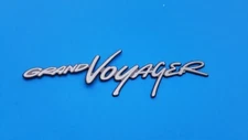 98 99 00 PLYMOUTH GRAND VOYAGER REAR GATE EMBLEM BADGE LOGO SYMBOL DECAL OEM A22