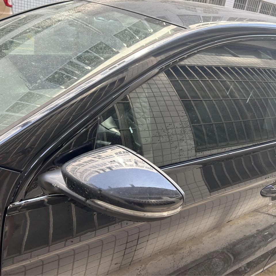 Glossy Black Chrome Delete Window Trims For Volkswagen Passat B7 2012-16 Europe Foto 3 de 4