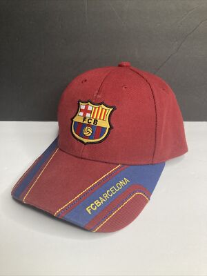 mens  Official Gear Of MLS FCBarcelona red hat FIFA 2022 Qatar