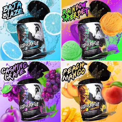 CENTURION LABZ GOD OF RAGE UNCHAINED Extreme Pre-Workout 25 Servings