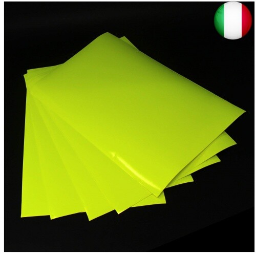 Set di 5 fogli DIN A4 autoadesivi, per artisti, plotter e per il fai da te,