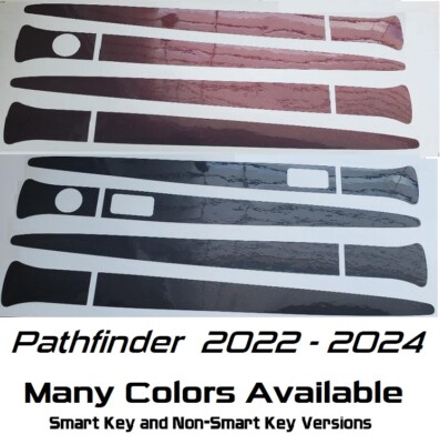 TWO Sets Custom Vinyl Overlays Fits 2022 - 2024 Nissan Pathfinder YOU CHOOSE CLR