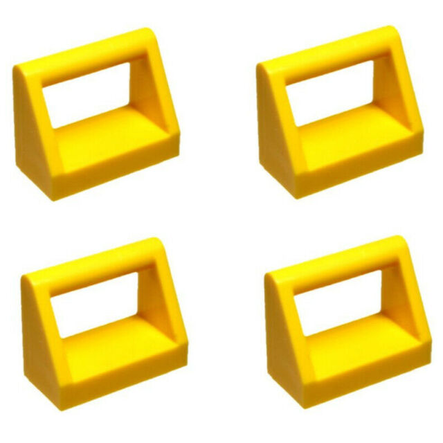 LEGO 30 x Bügel Fliese 1x2 mit Griff gelb yellow slab with handle 2432 243224