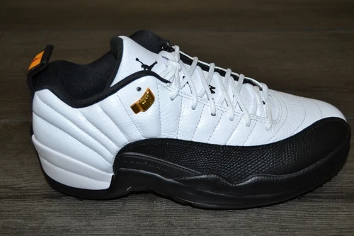 Air Jordan XII 12 Low Golf Shoes Taxi White Black DH4120 100 Mens Size 7 Nike
