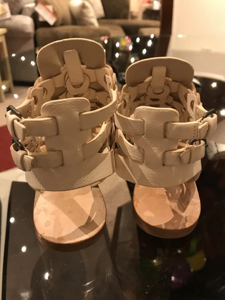 Sandalia Gladiador Elie Tahari Mujer EL-ARTISAN CREMA Talla 38M Foto 4 de 4