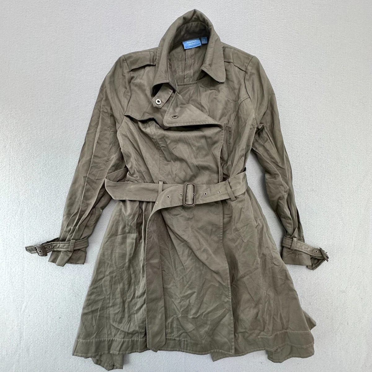 Vera wang trench coat sale