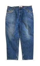 Vintage Levi  s 545 Men  s Loose Fit Orange Tab Dark Blue Denim Jeans 40 X 30 USA