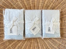 NEW Serena & Lily Cape May Sateen Euro Pillow Sham-Sky Blue