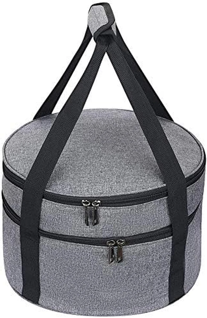 Casserole Carrier,Insulated Pie Carrier with Lid and Handle,Pie Carrier for Tran