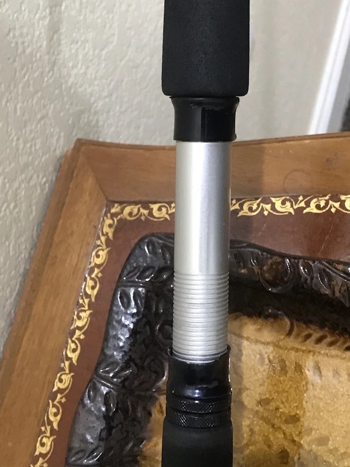 CAÑA DE PESCAR DE FUNDICIÓN ULTRA LIGERA HECHA A MEDIDA FIBRA DE VIDRIO AMARILLO SABRE 4’7” FT 2-8LB Foto 4 de 4