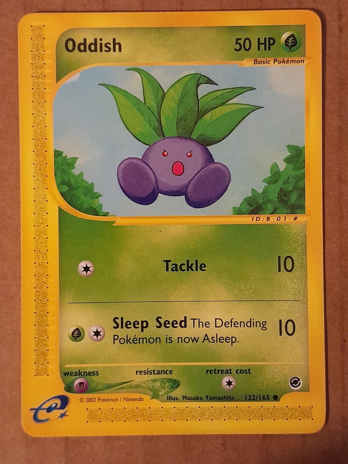 Pokemon Oddish 122/165 Expedition NM See Pictures