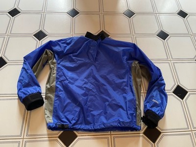 NRS Rio Jacket Mens XL Blue Pullover Waterproof Kayak Canoe Paddling Dry Top