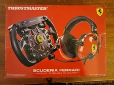 Thrustmaster Ferrari Race Kit F1 Wheel & Headset PS4/PS5 Xbox PC read descrip