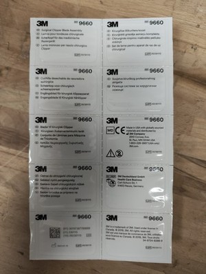 3m Scherkopf 9660,Einwegklinge 10Stk Scherkopf für medizinische Rasiergerät