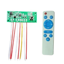 Remote Control Solar Garden Lighting Circuit Board White Yellow Dual Color LED