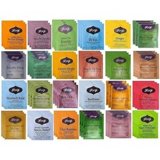 Yogi Tea Bags Sampler Assortment Box of 36 - Organic Tea Bags - FREE SHIPPING 