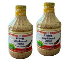 2-PACK Kewpie Creamy Deep Roasted Sesame Dressing Marinade 30 oz (887 mL) each
